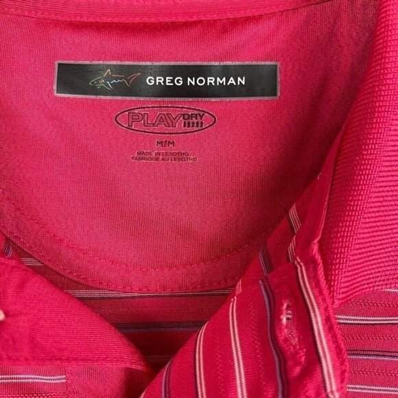 Greg Norman Men Short Sleeve Pullover Polo Shirt Size M - Picture 3 of 6